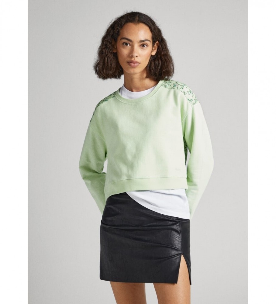 Moletom verde Alissa da Pepe Jeans