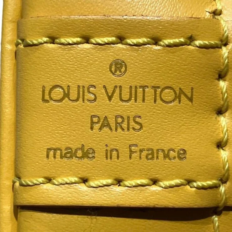 Louis Vuitton Vintage Louis Vuitton Alma Yellow