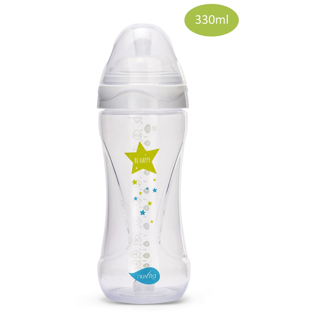 nuvitanuvita   Mimic Collection Babyflaschen weiss 330ml