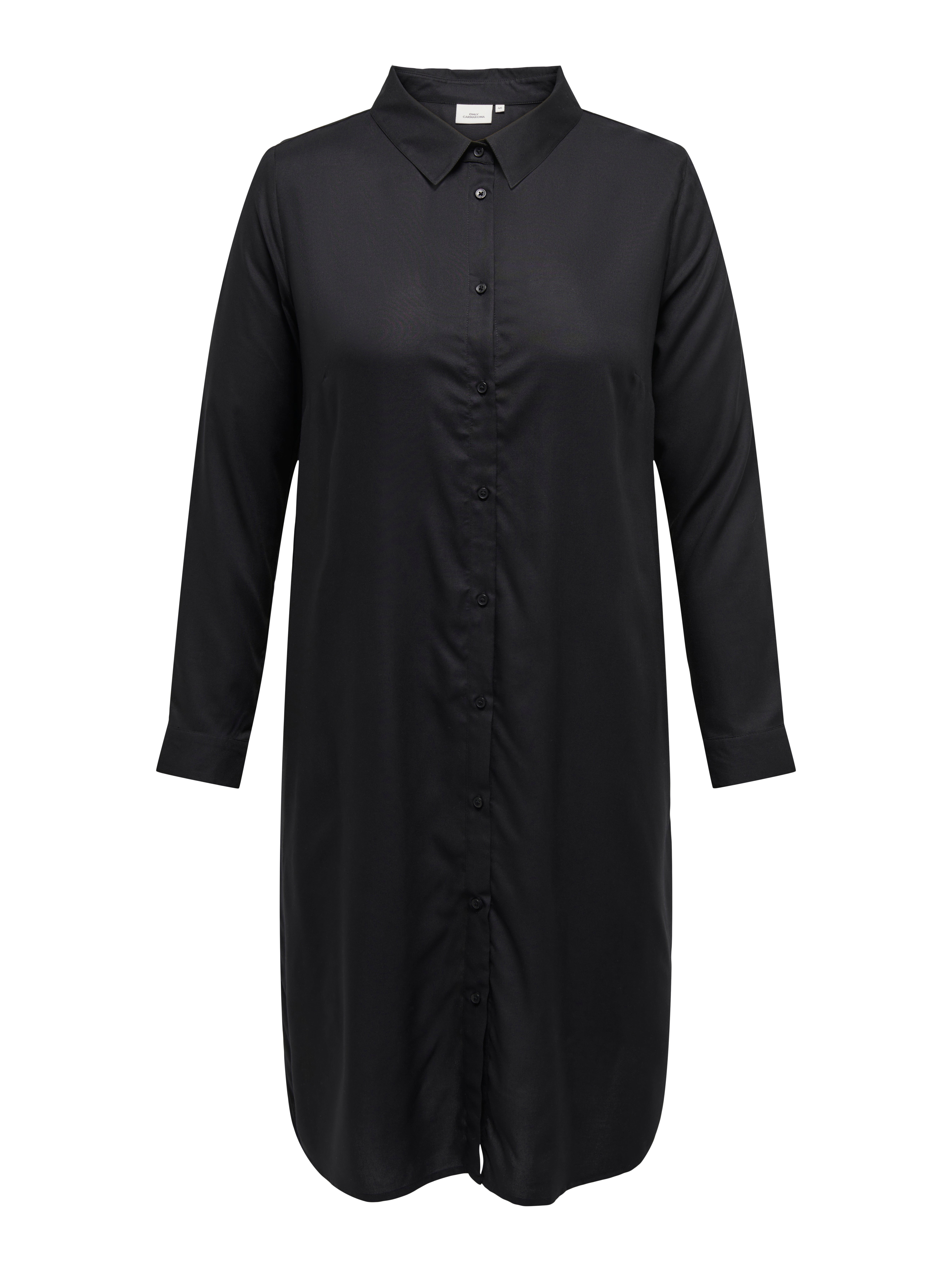 CARADELONE Langes Kleid Black