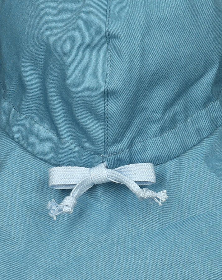 Sommerhut FEUERWEHR mit Nackenschutz in jeans