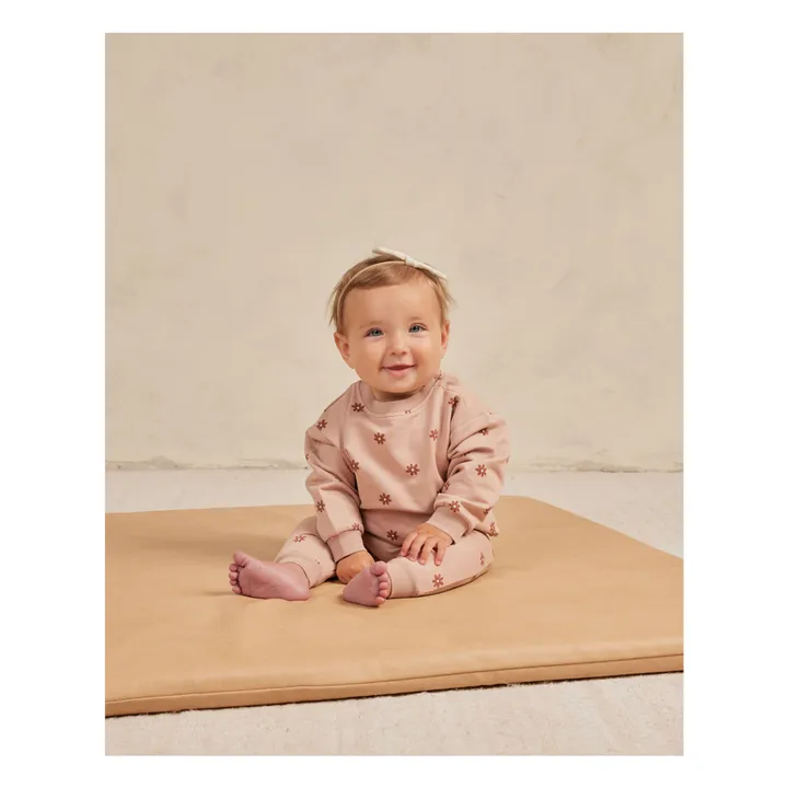 Quincy Mae Sweat Eponge Marguerites | Rose pâle