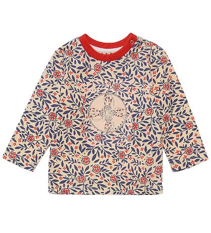 Marni Bluse - Gul m. Blå M?nster