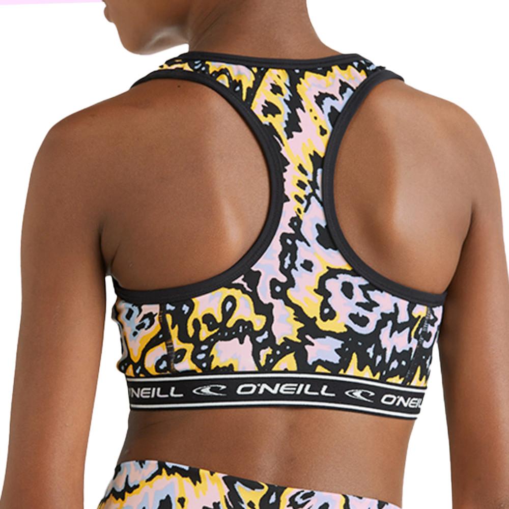 O'Neill Brassière de Sport Noir/Orange Fille O'Neill Active