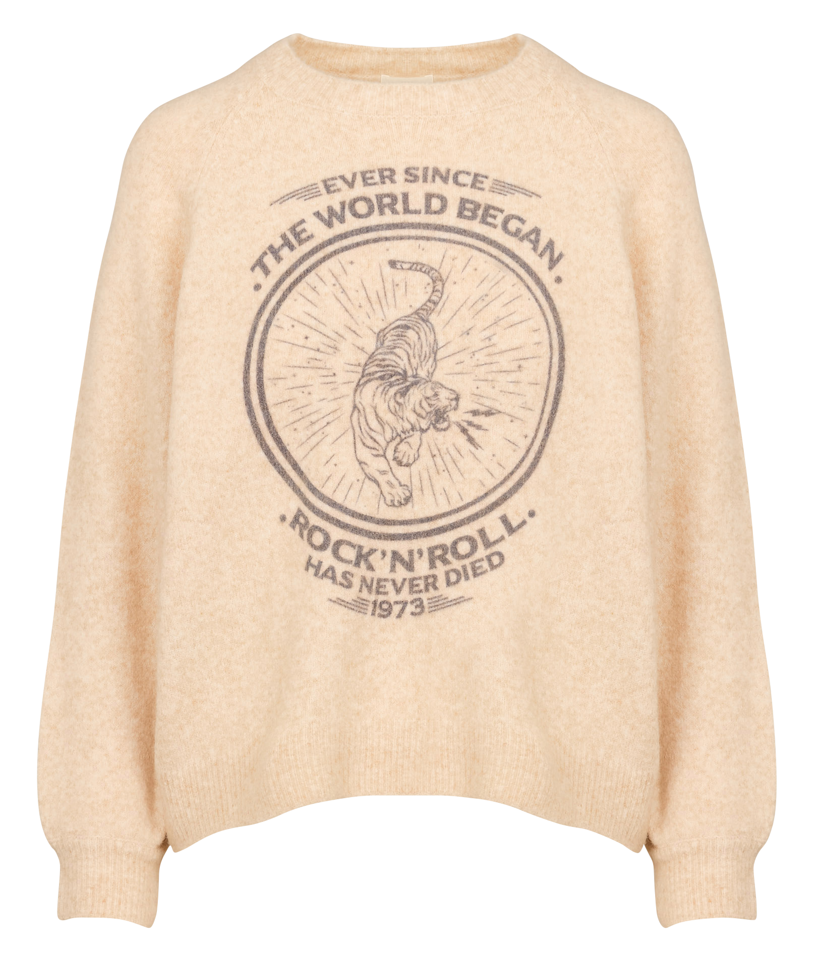 KOSOVO - Pull oversize à col rond | Beige