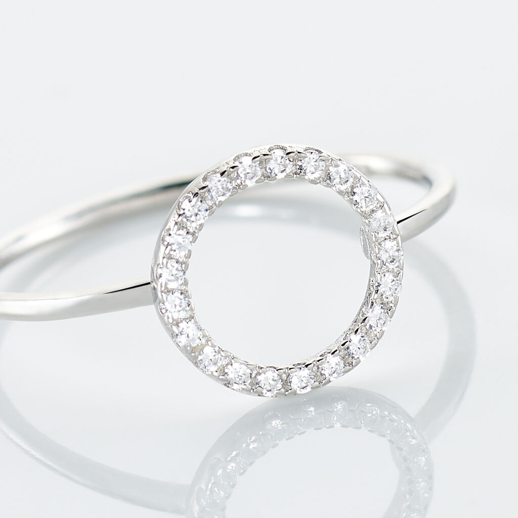 Bague Laureen Argent Blanc Oxyde De Zirconium