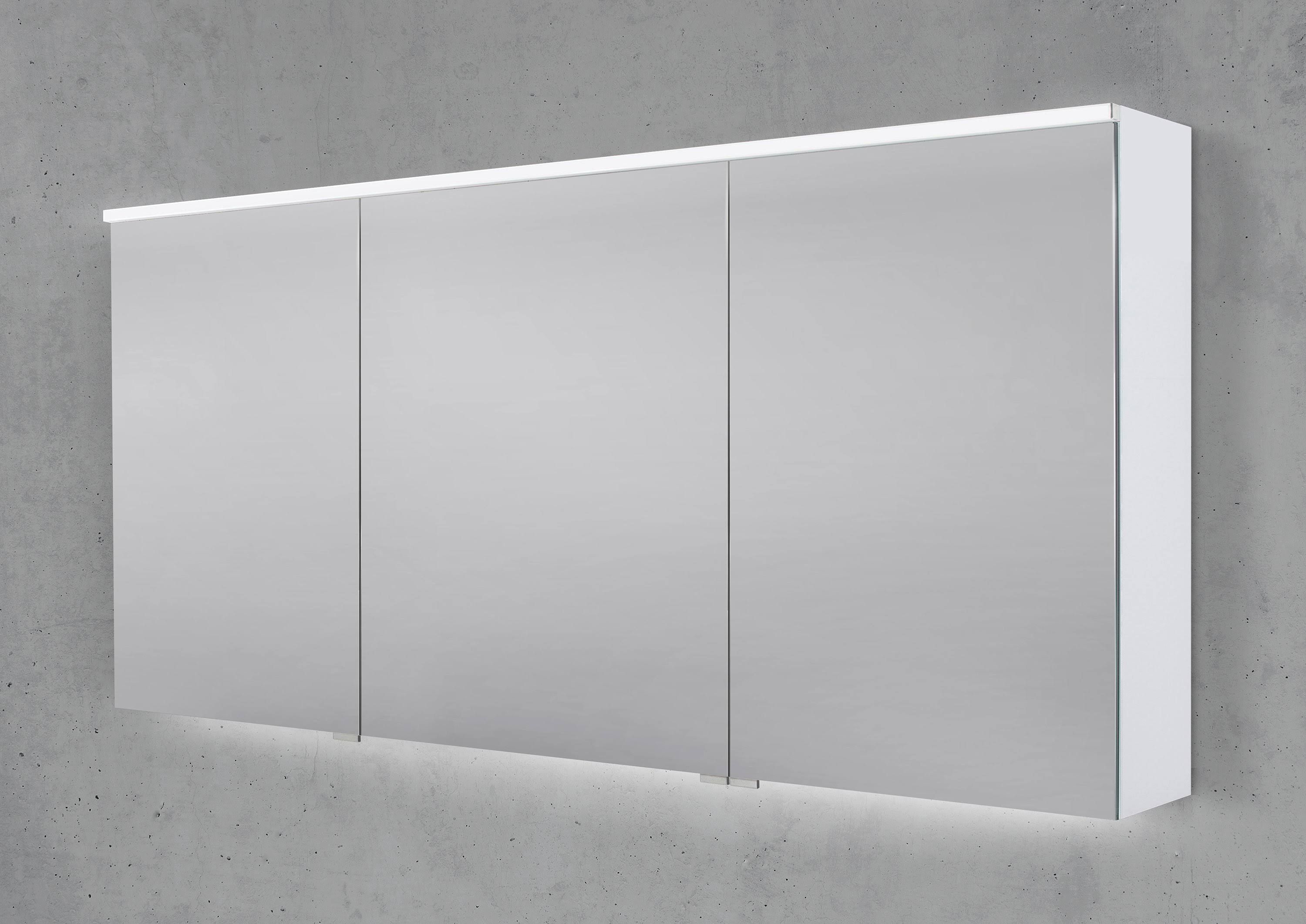 Intarbad Spiegelschrank 160 cm integrierte MULTI Light LED Beleuchtung