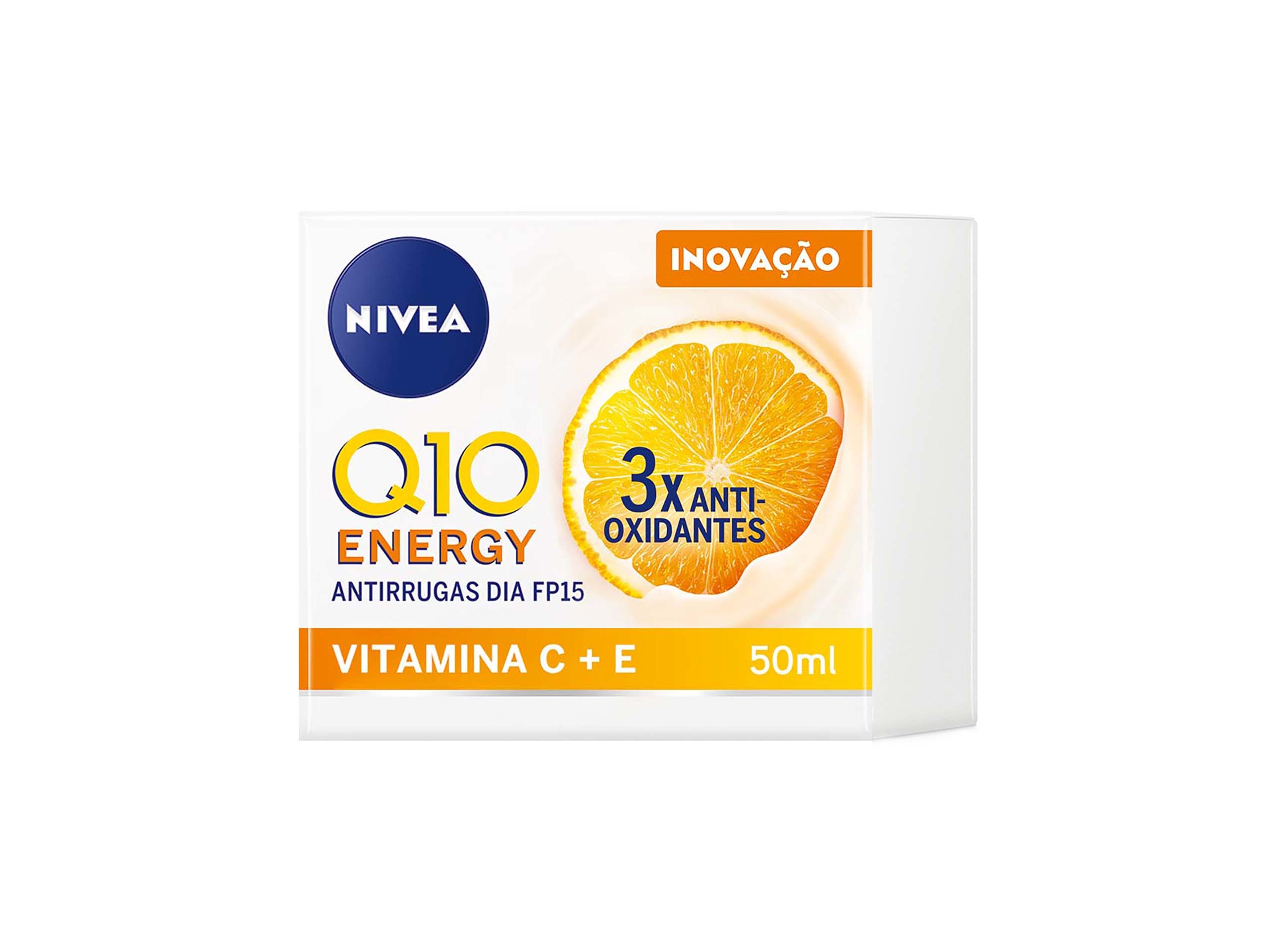 Creme de Rosto Antirrugas Energizante de Dia FP15 Q10 Energy NIVEA 50 ml