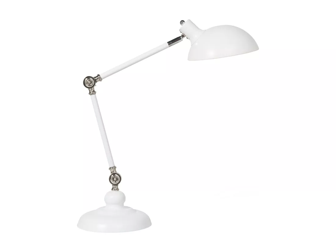 Lampe de bureau MERAMEC Réglable Métal Blanc