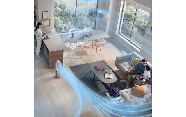 DYSON Bodenventilator »Purifier Hot + Cool Formaldehyde HP09 (Weiss/Gold)«