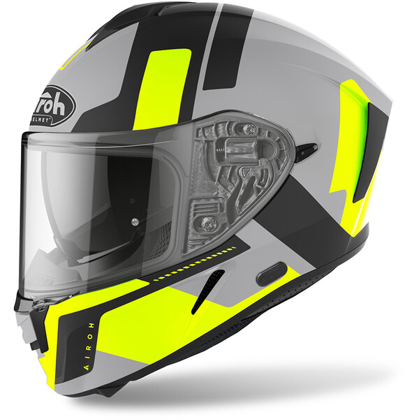 Airoh - Casque Spark Shogun Gris Mat / Noir Mat / Jaune