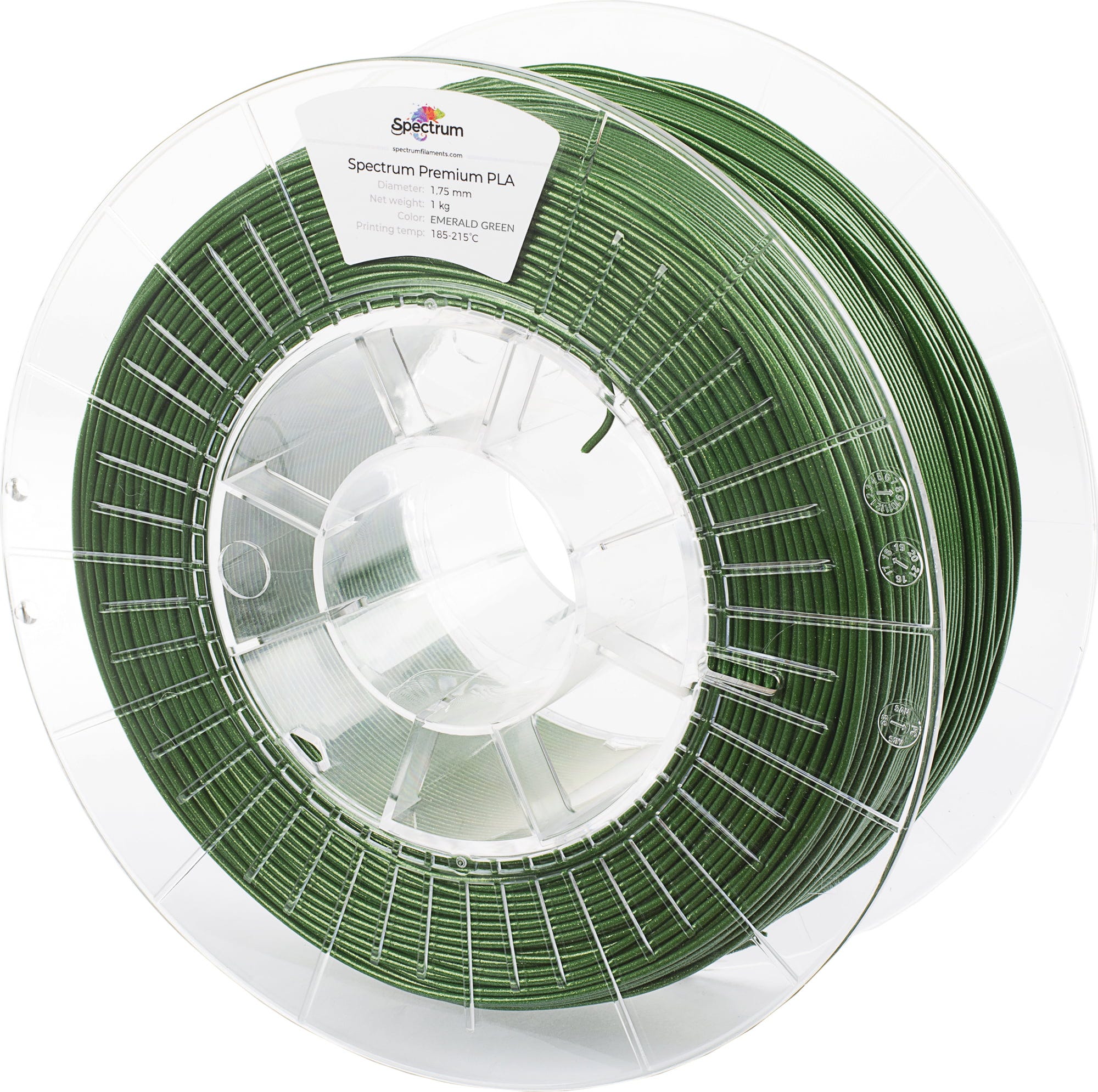 Spectrum  PLA Glitter Emerald Green, 1,75 mm / 1000 g    Glitzerndes PLA-Filament