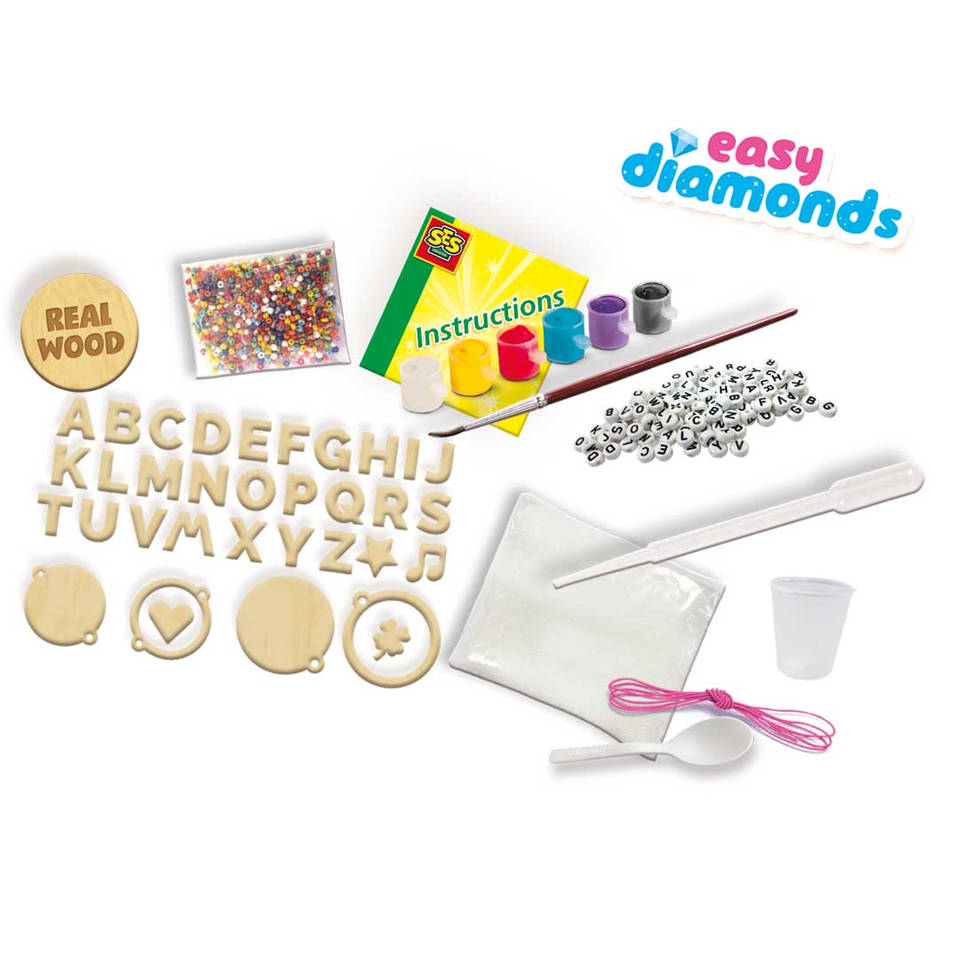 SES Creative Easy diamonds letter sieraden