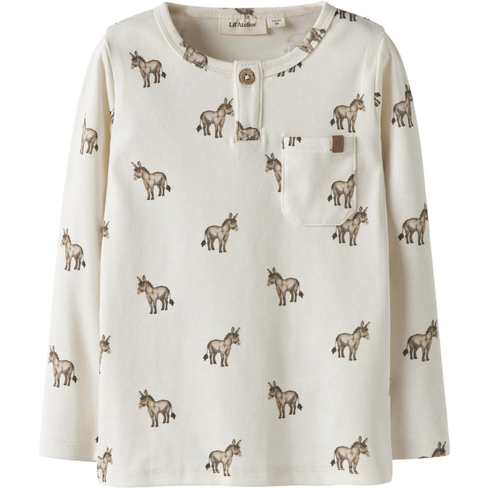 Køb Lil'Atelier Coconut Milk Donky Nmmlayo Sio Ls Slim Top Lil