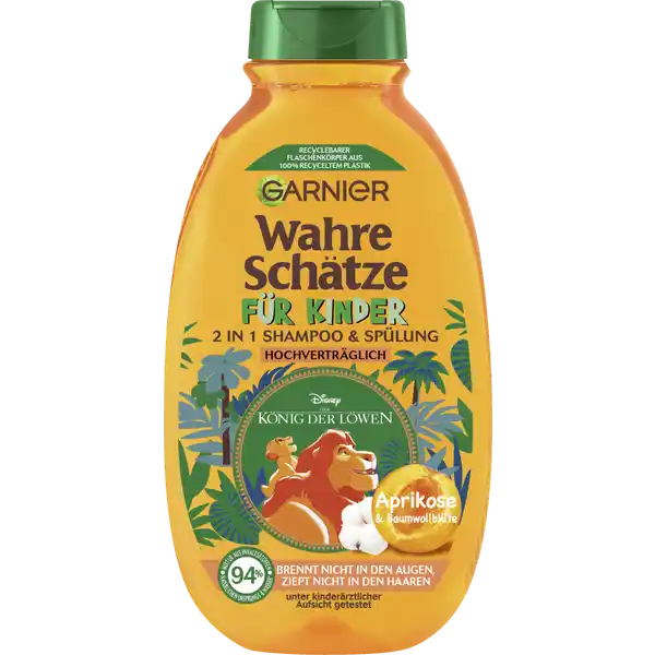 Mildes 2in1 Kindershampoo Aprikose & Baumwollblüte