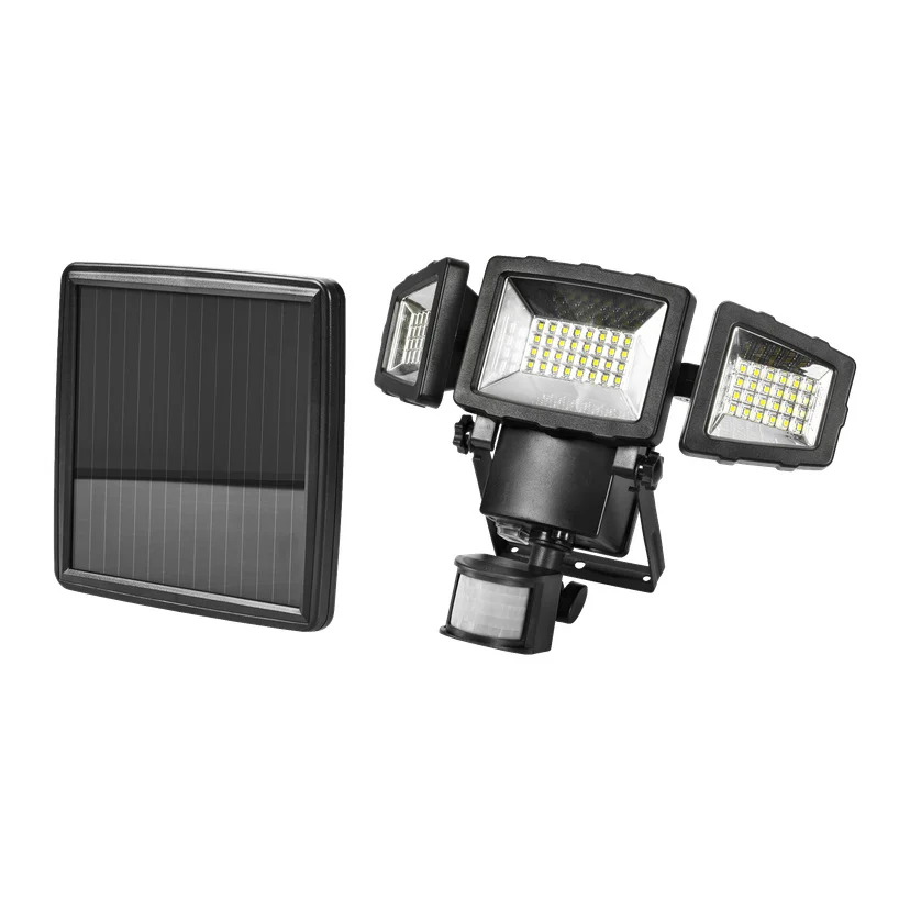 Solcelledrevet lyskaster med bevegelsessensor LED 2000 lm