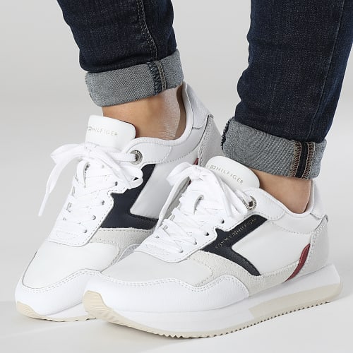 Baskets Femme Essential Runner 6947 White Red Blue