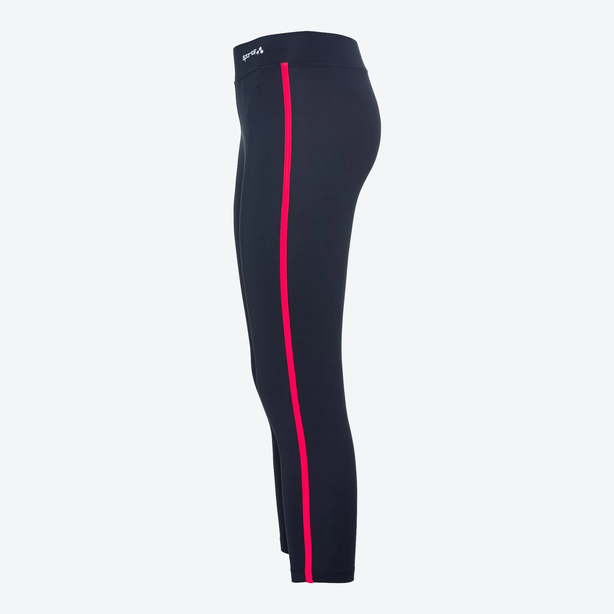 Damen-Sportleggings mit Kontrast-Streifen