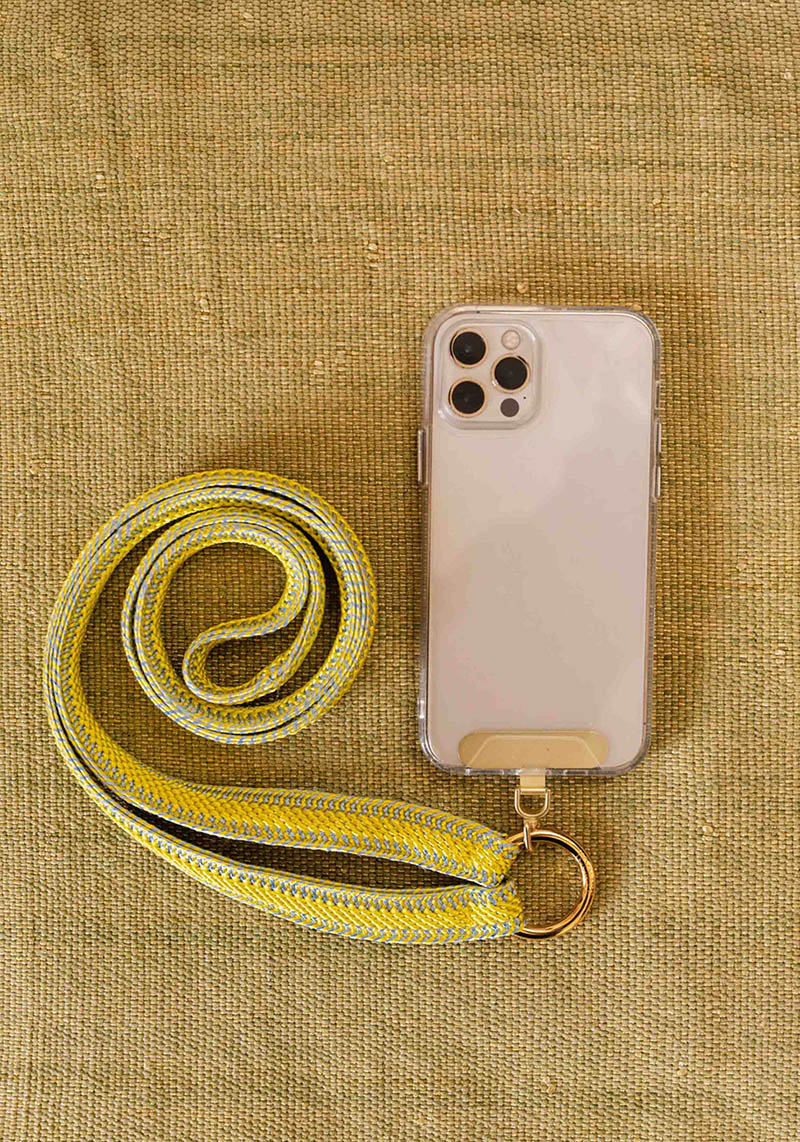 YOOMEE Handykette Crossbody Phonechain ZAHRA Yuzu Silver