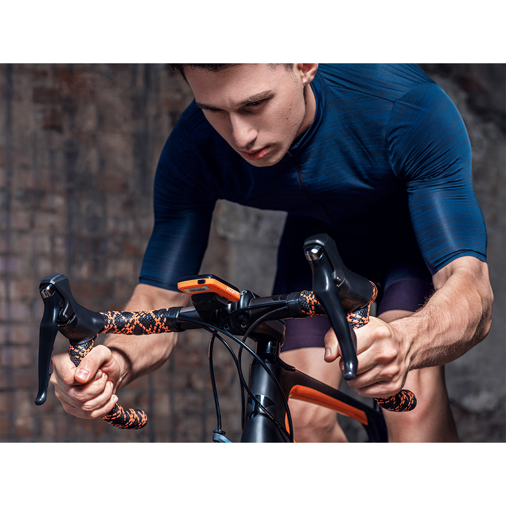 C406 Digitaler Fahrrad Computer Tacho Geschwindigkeitsmesser Kabelloser Velo Kilometer Zähler - Schwarz