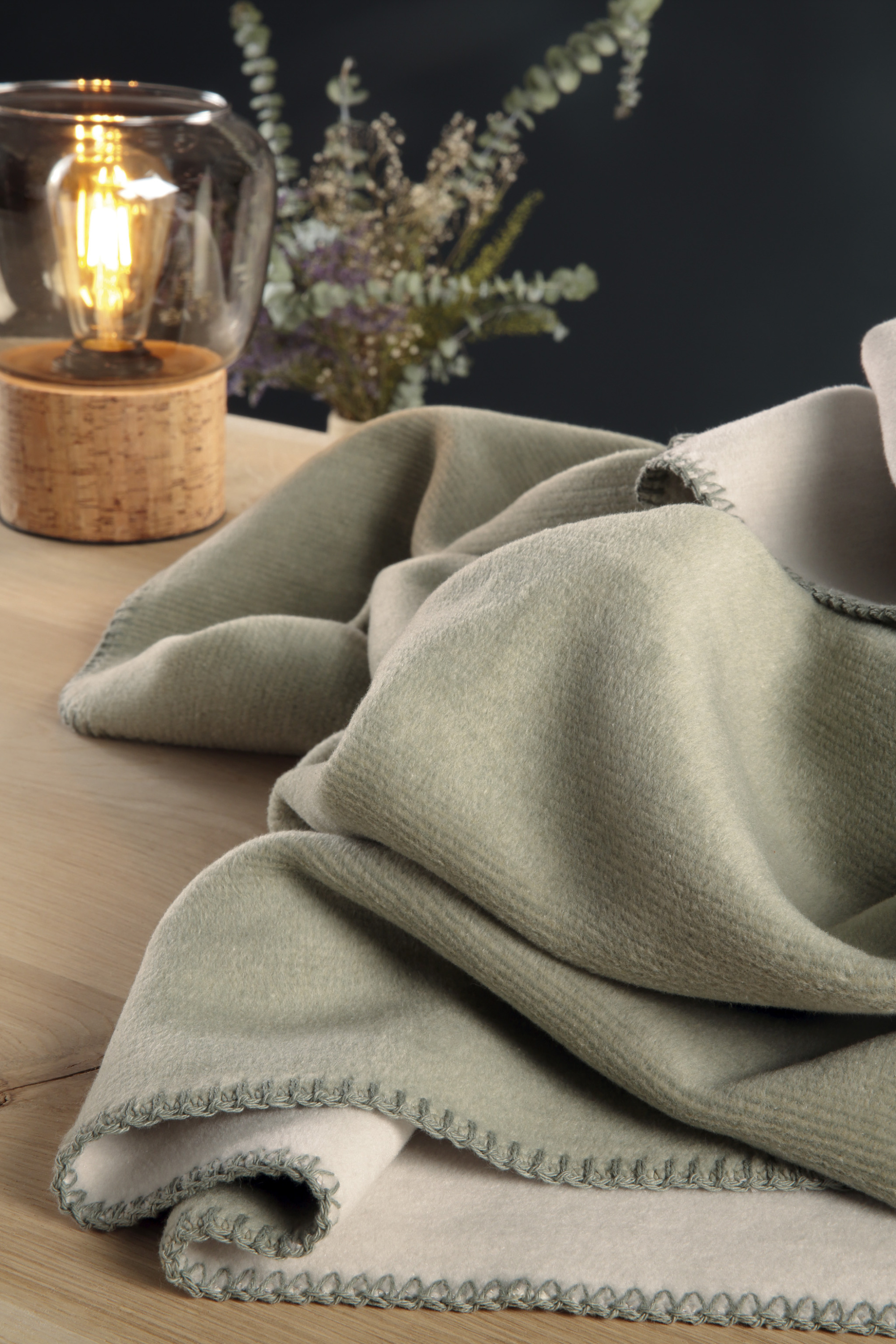 Wohndecke DUO COTTON MELANGE