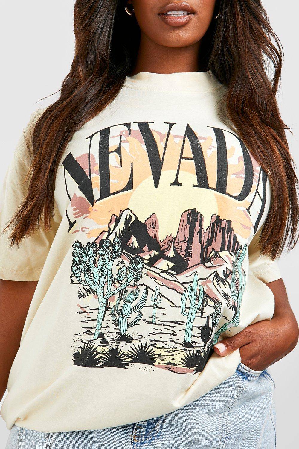 boohoo Plus Nevada Western Oversized T-shirt