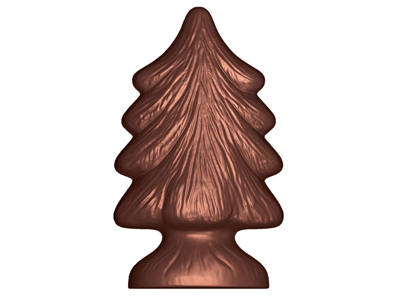Plaque chocolat - Sapin de Noël