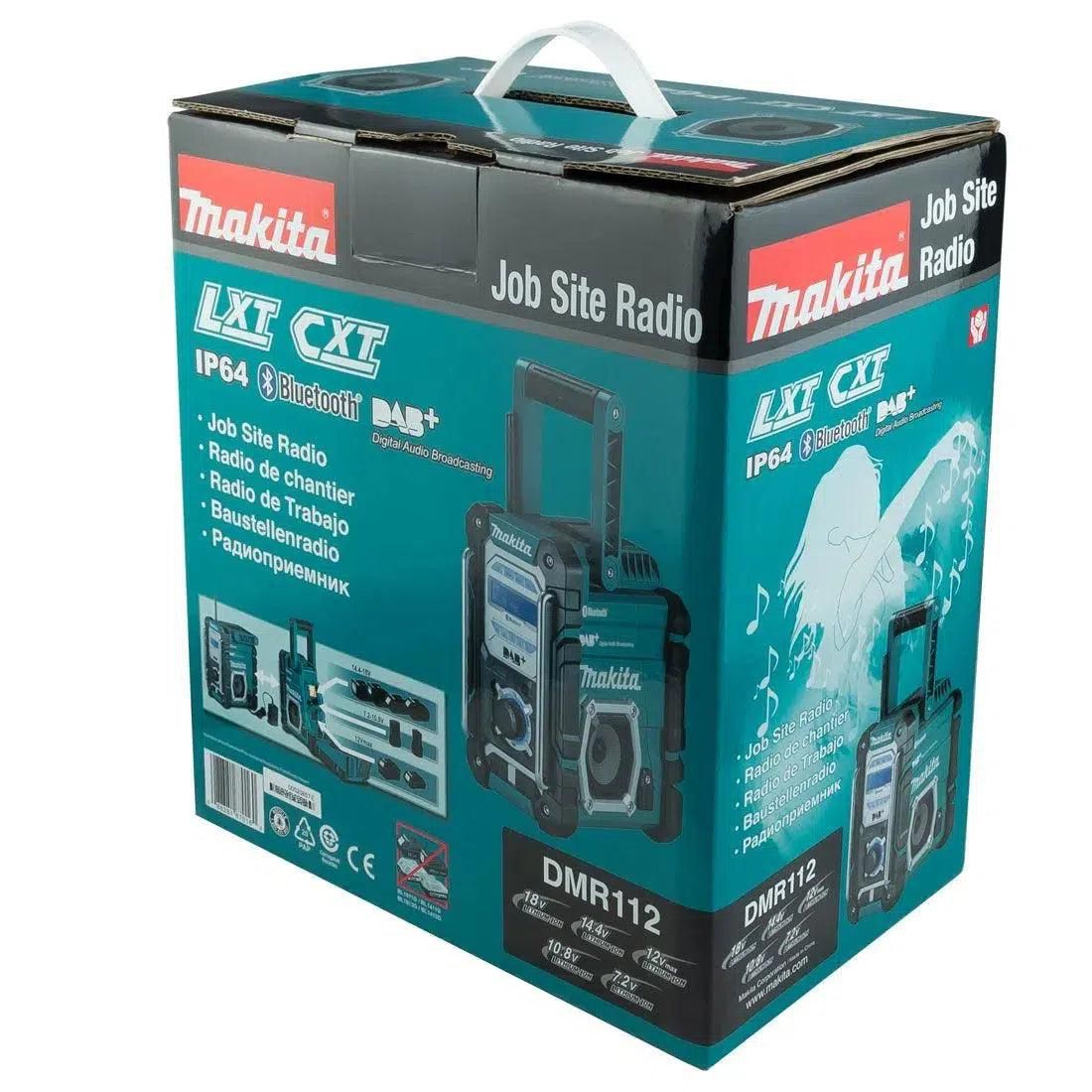 Makita DMR112 Accu Bouwradio FM DAB  7,2V-18V / 230V