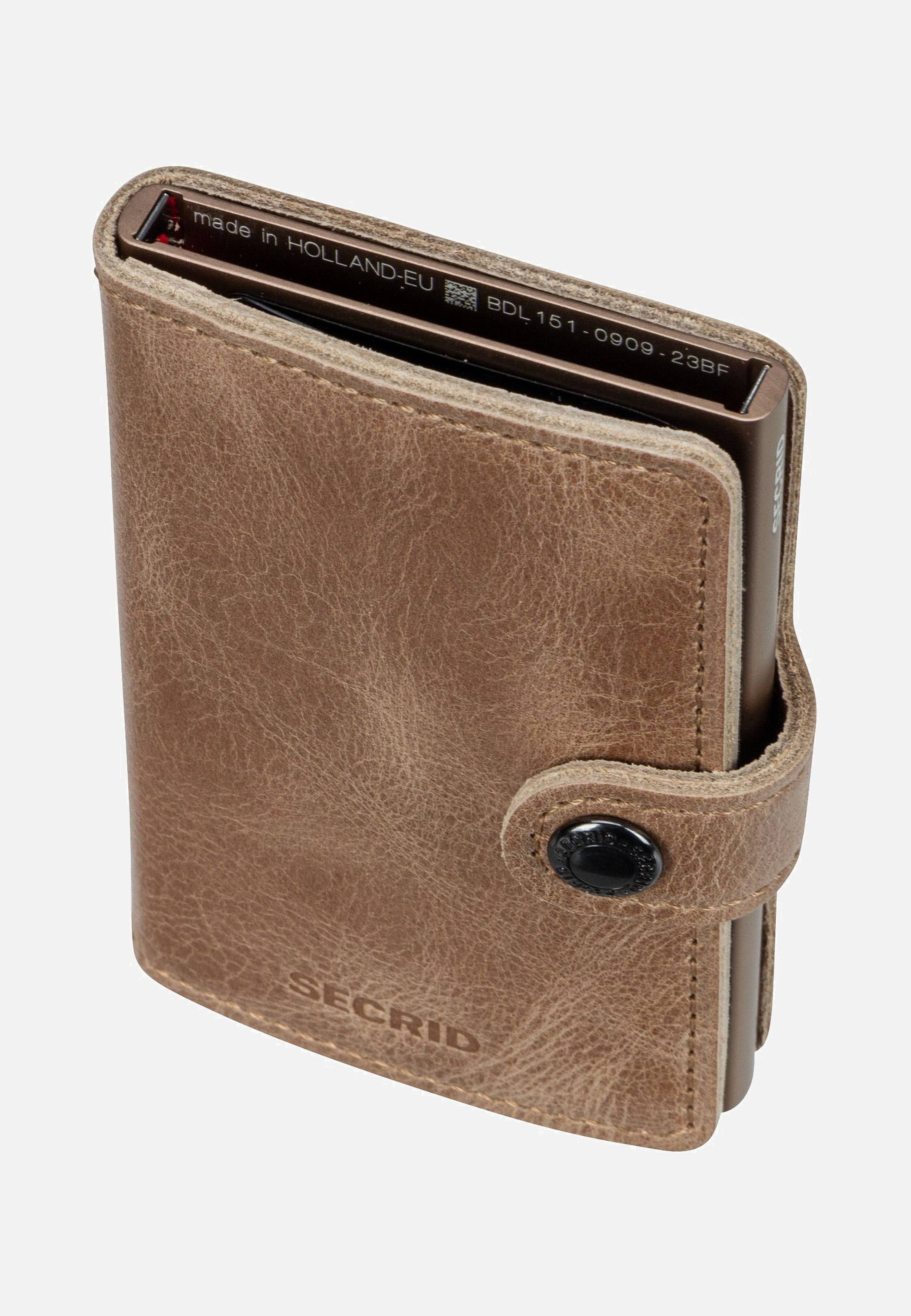 Miniwallet Vintage Taupe - Portemonnaie