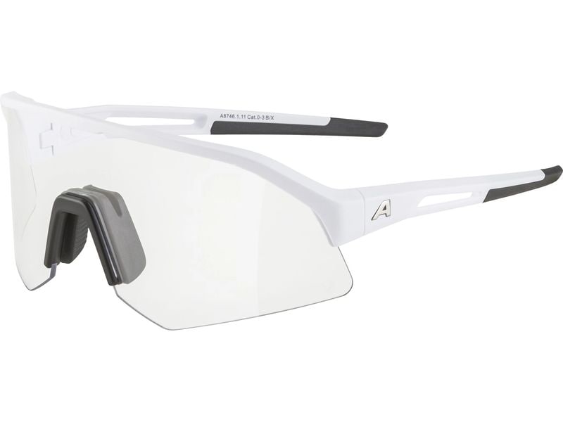 alpina Sportbrille Sonic HR V - Weiss matt Velobrille Cat.0-3