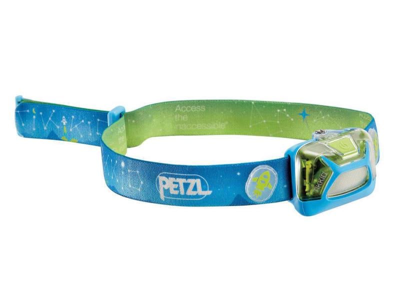 Petzl Stirnlampe TIKKID Blau Kinder-Stirnlampe mit vielen praktischen Features