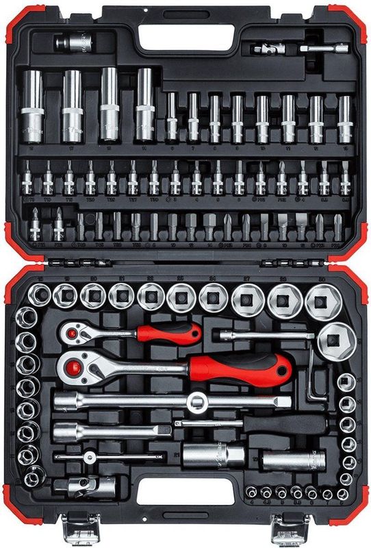 Gedore RED Dopsleutelset - Standaard meegeleverd - 1/4” en 1/2”