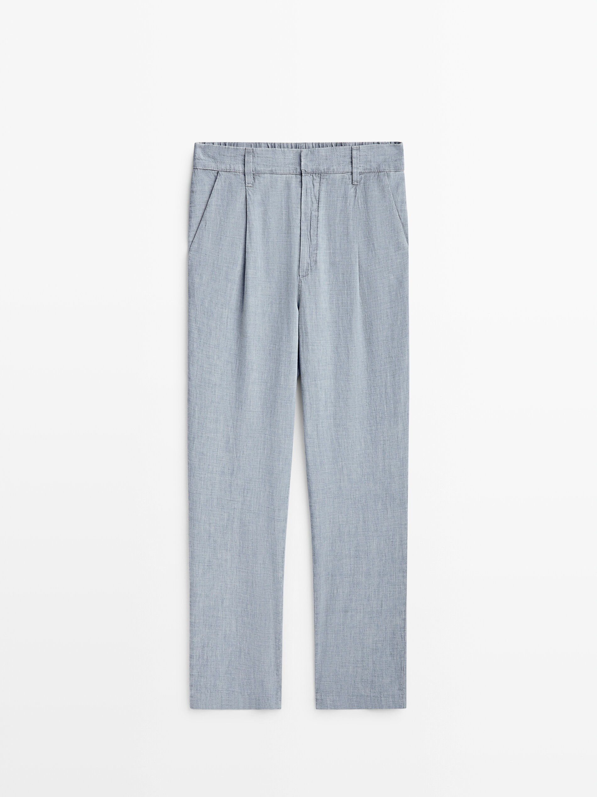 Calça jeans fluida Ancho - Azul Claro