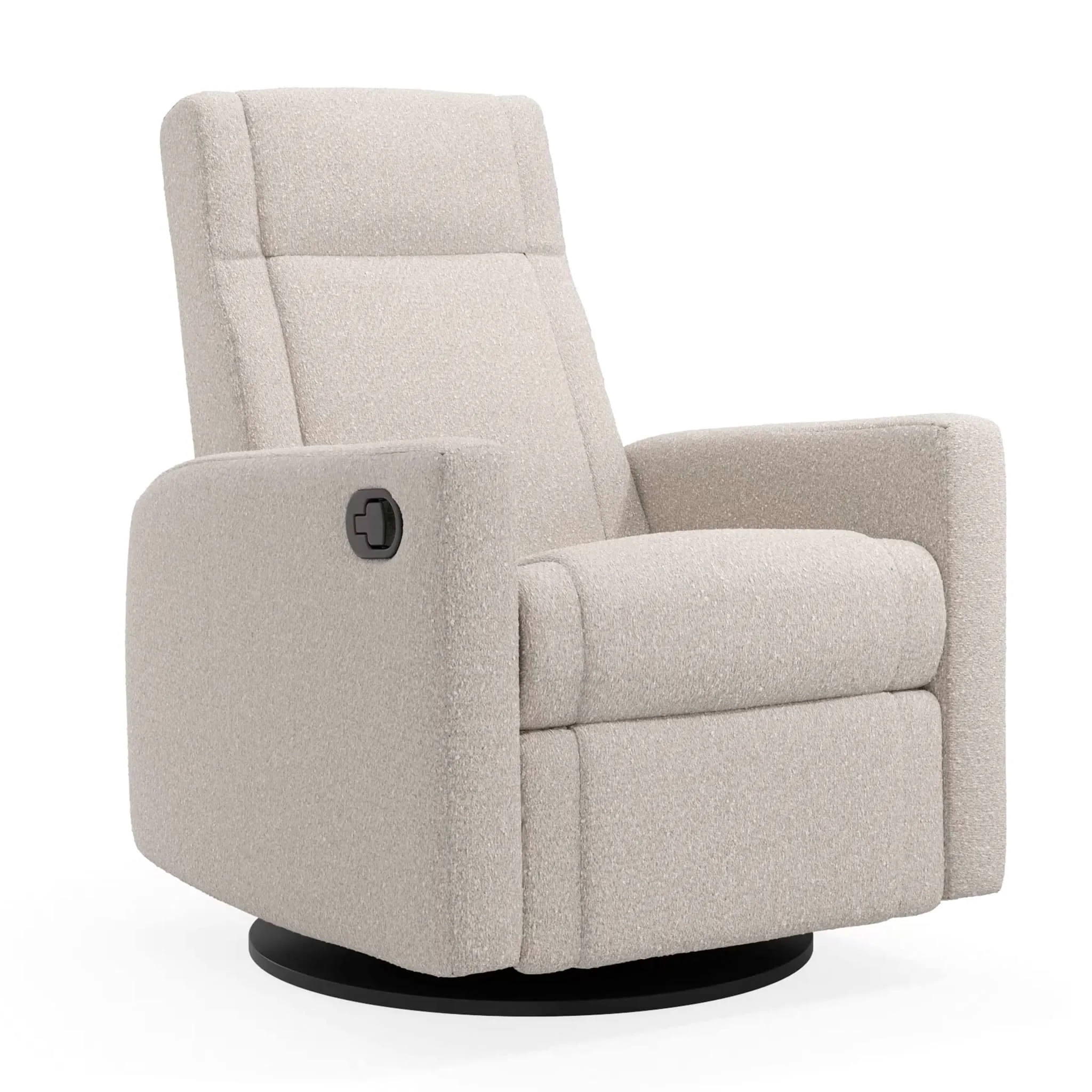 Jaymar BB Fauteuil Berçant et Pivotant Nelly - Beyond Sheep Vanille  Noir