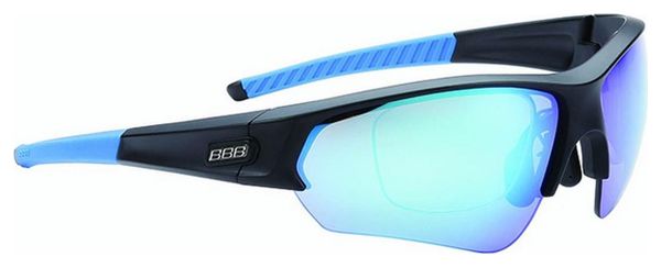 Lunettes BBB Select Optic Noir mat. verres bleus