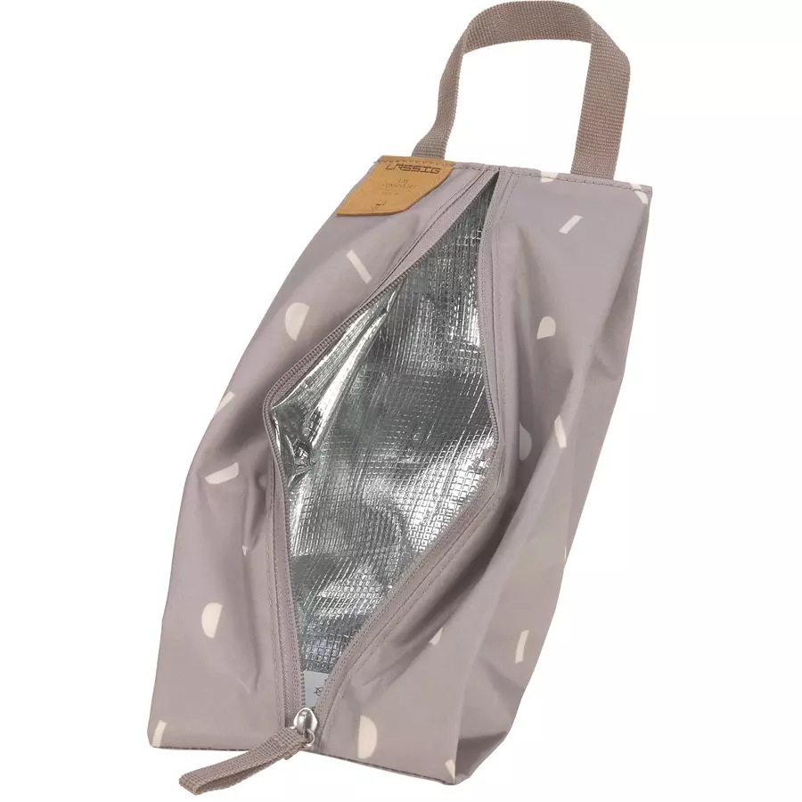 LÄSSIG Kühltasche CAS Insulated Pouch Blocks taupe