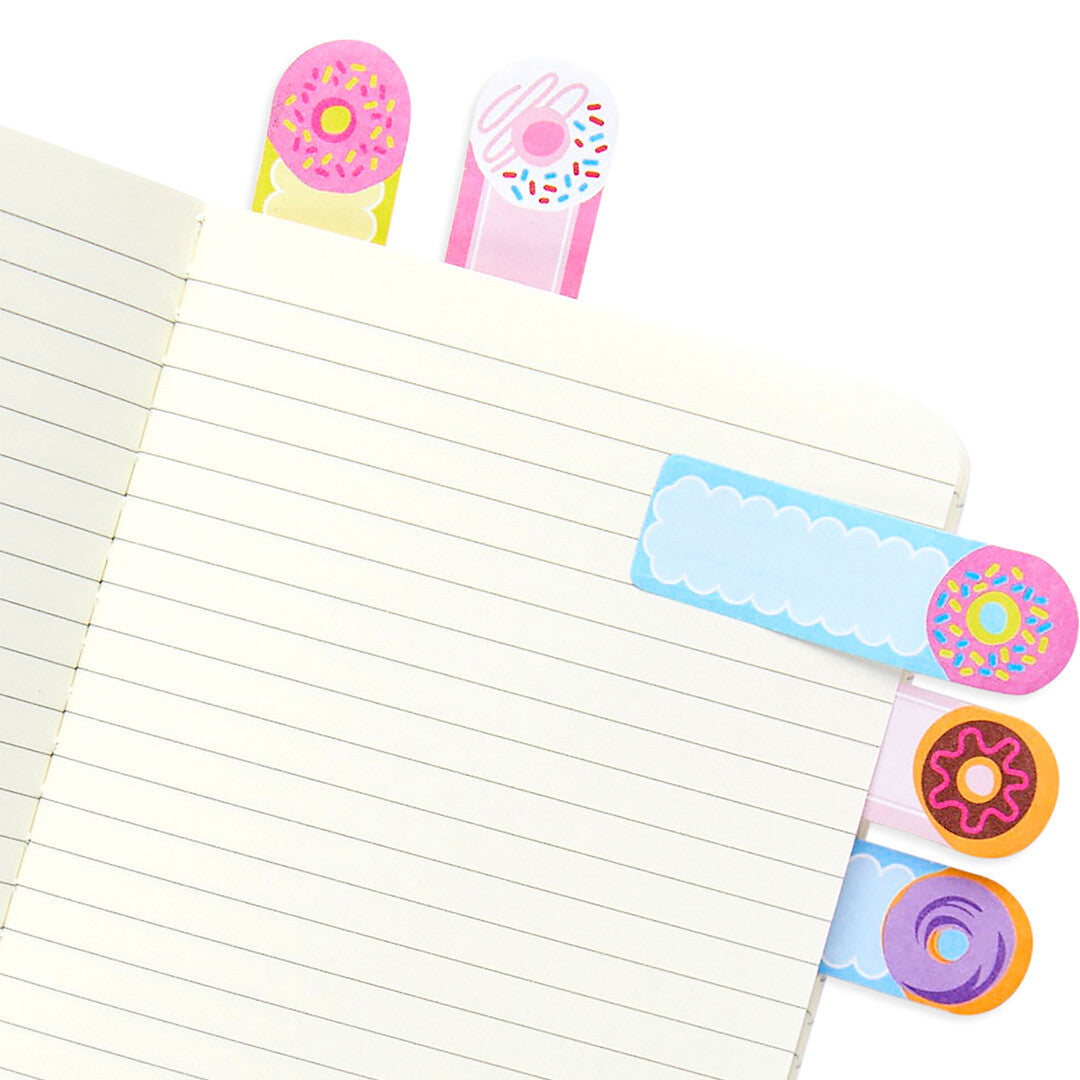 Ooly labels sticky notes donuts