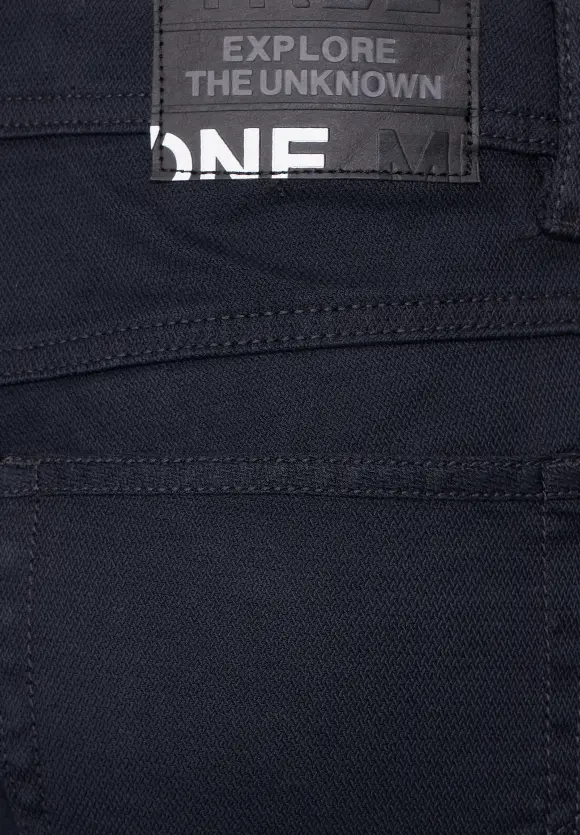 Slim Fit Hose - dark nightshadow blue