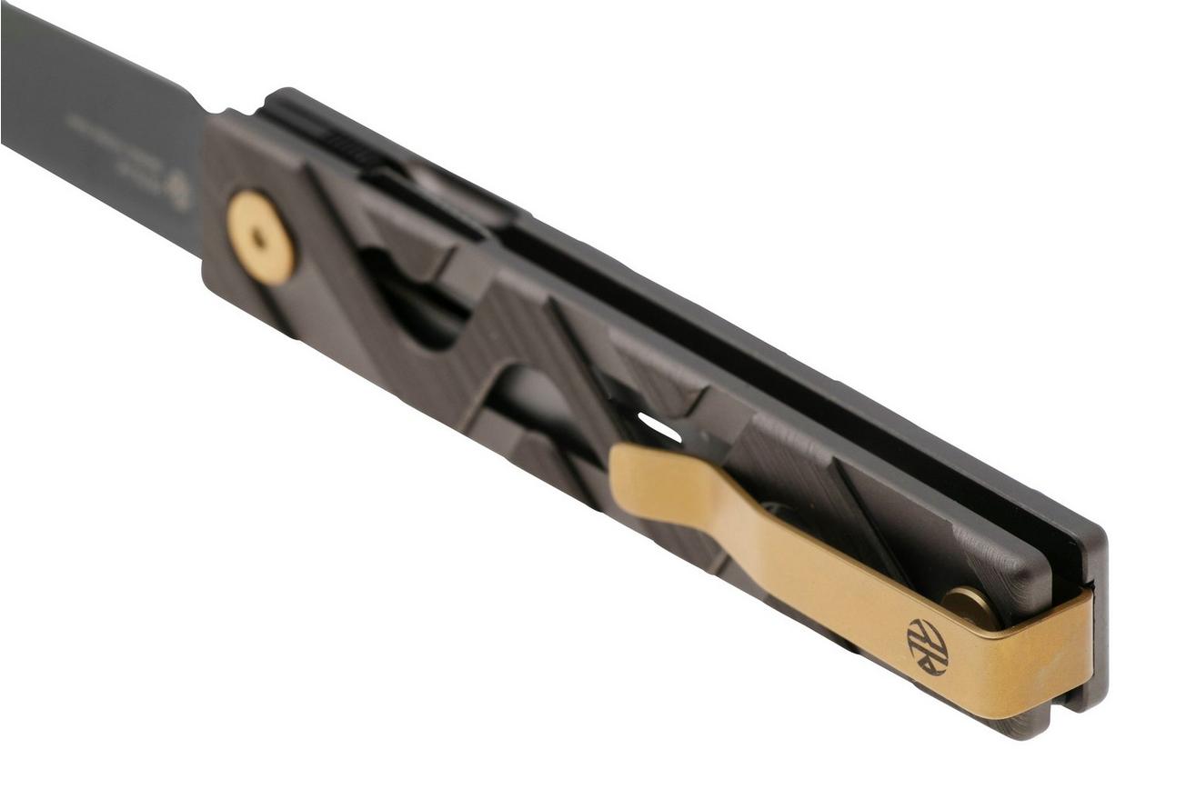Ruike P878-AK PVD 14C28N, Grey Aluminium, zakmes
