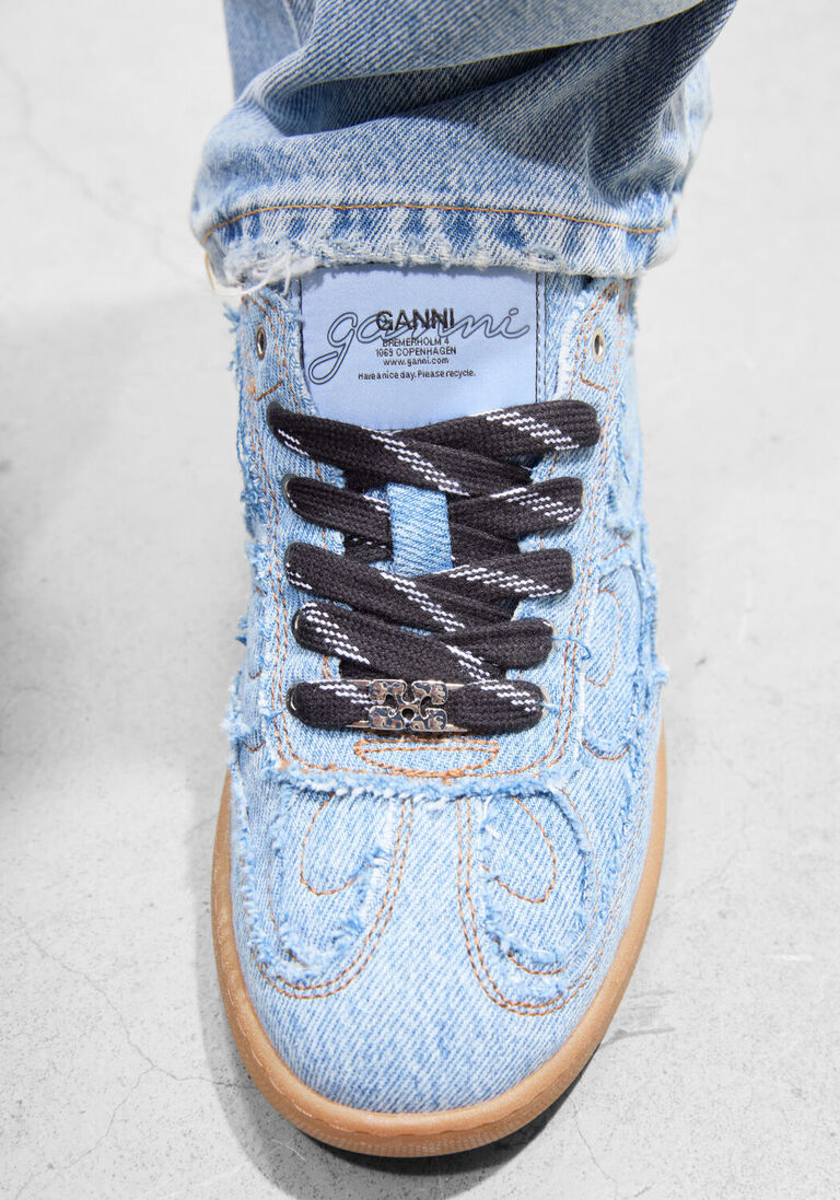 blauwe ganni lage sneakers 53084