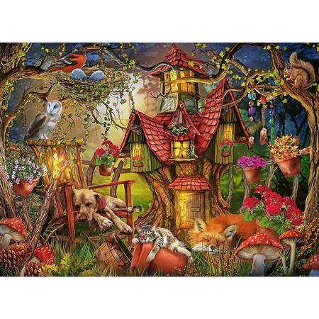 Ravensburger XXL-Puzzle: Das Waldhaus, 200 Teile
