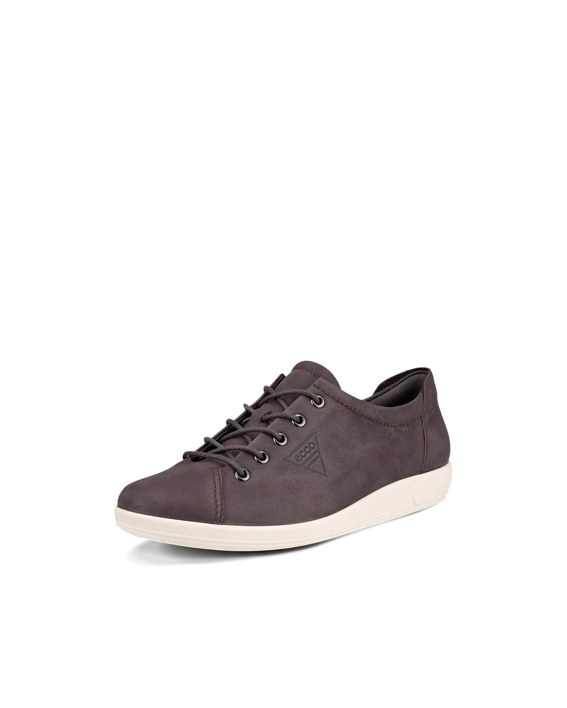 ECCO SOFT 2.0 Damen Sneaker aus Nubukleder Lila
