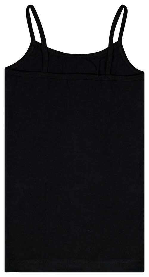 2 débardeurs enfant coton/stretch noir