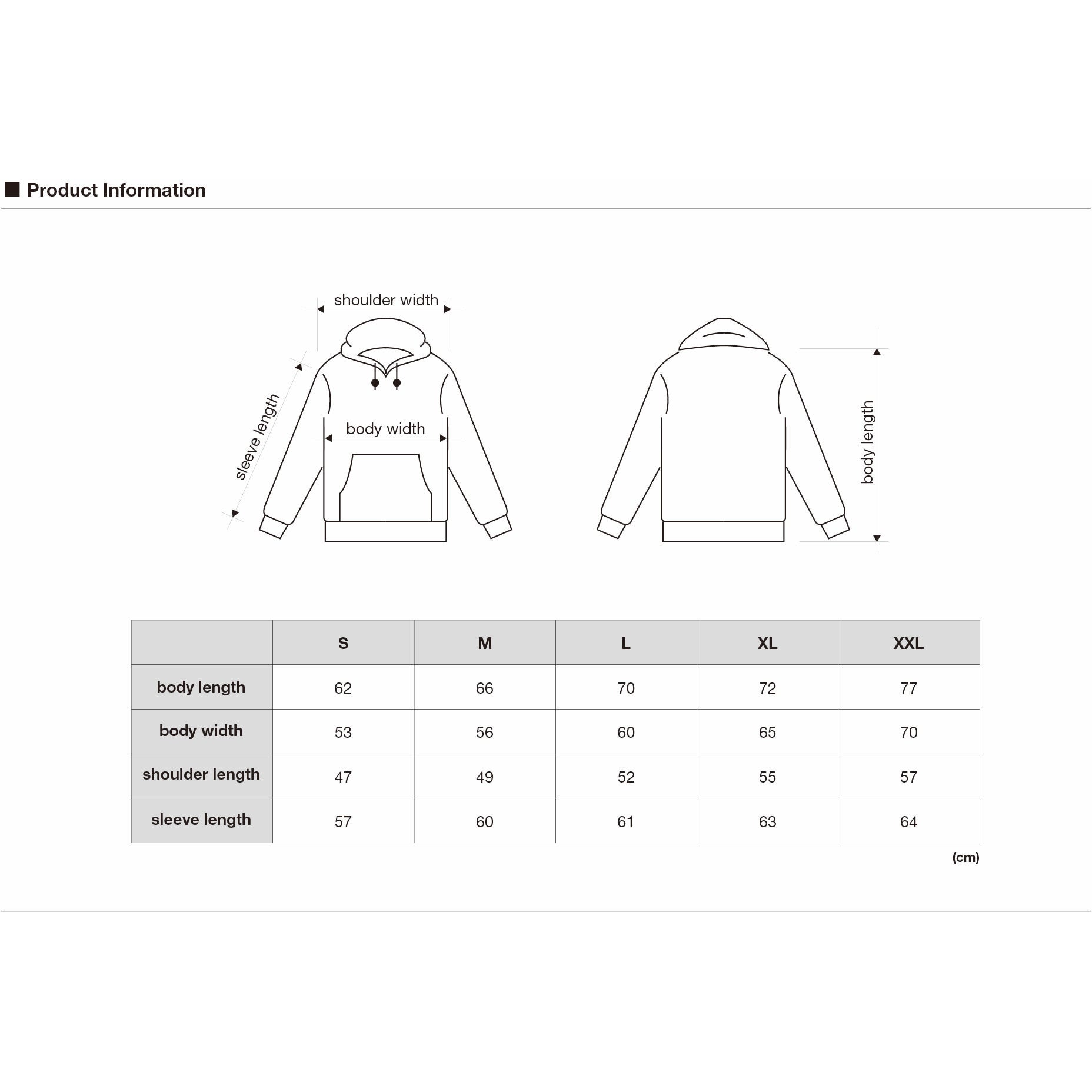 Tama TAMP001-M zwarte pullover hoodie met logo