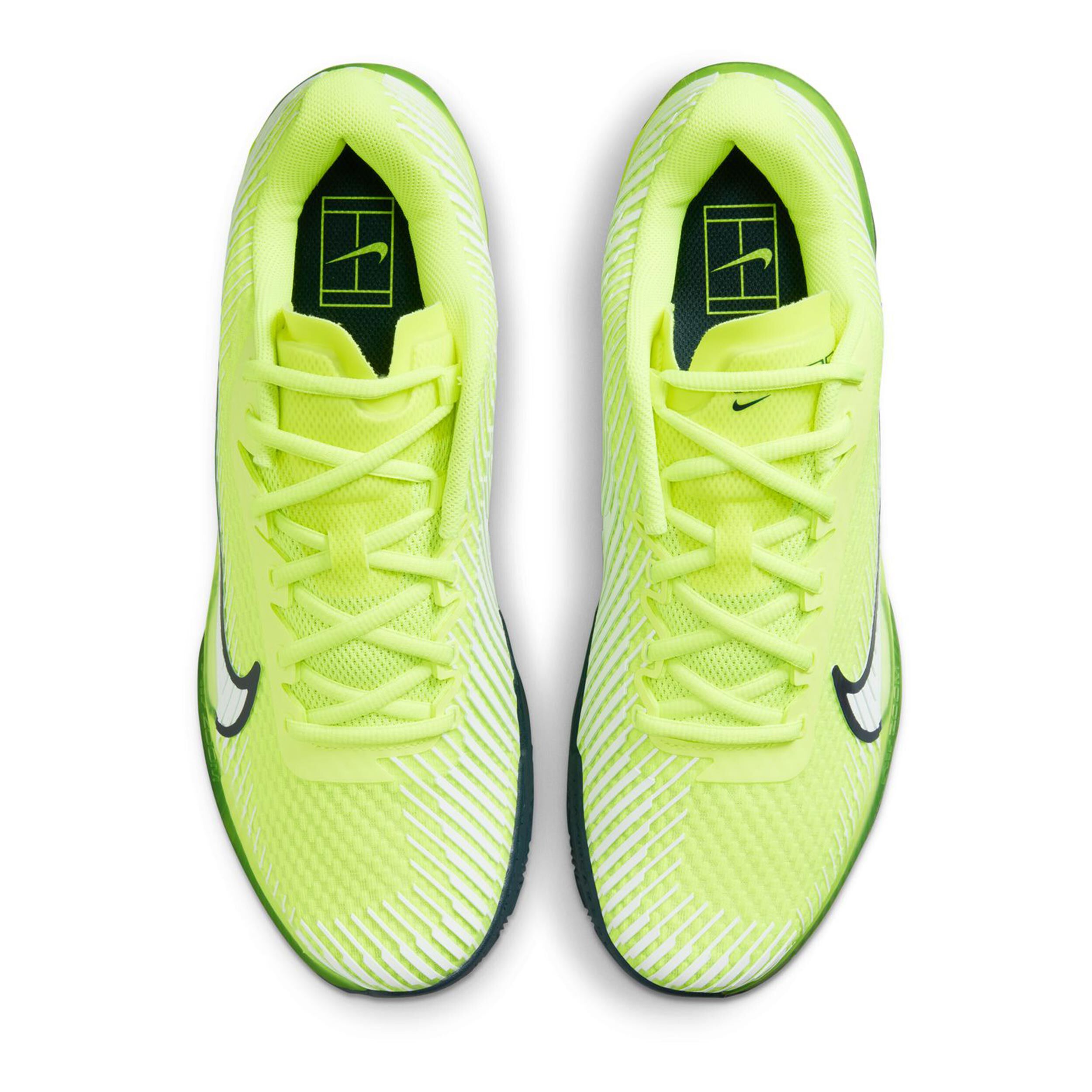Nike Air Zoom Vapor 11 Chaussure Terre Battue Hommes - Jaunes Fluo