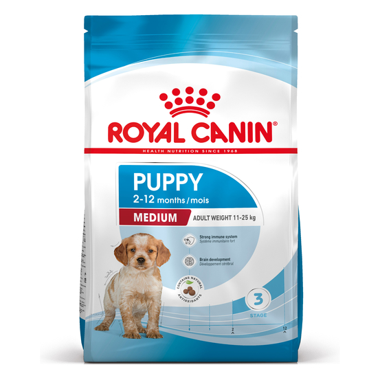 Croquettes chiot moyen Puppy Medium de 2 à 12 mois 4kg