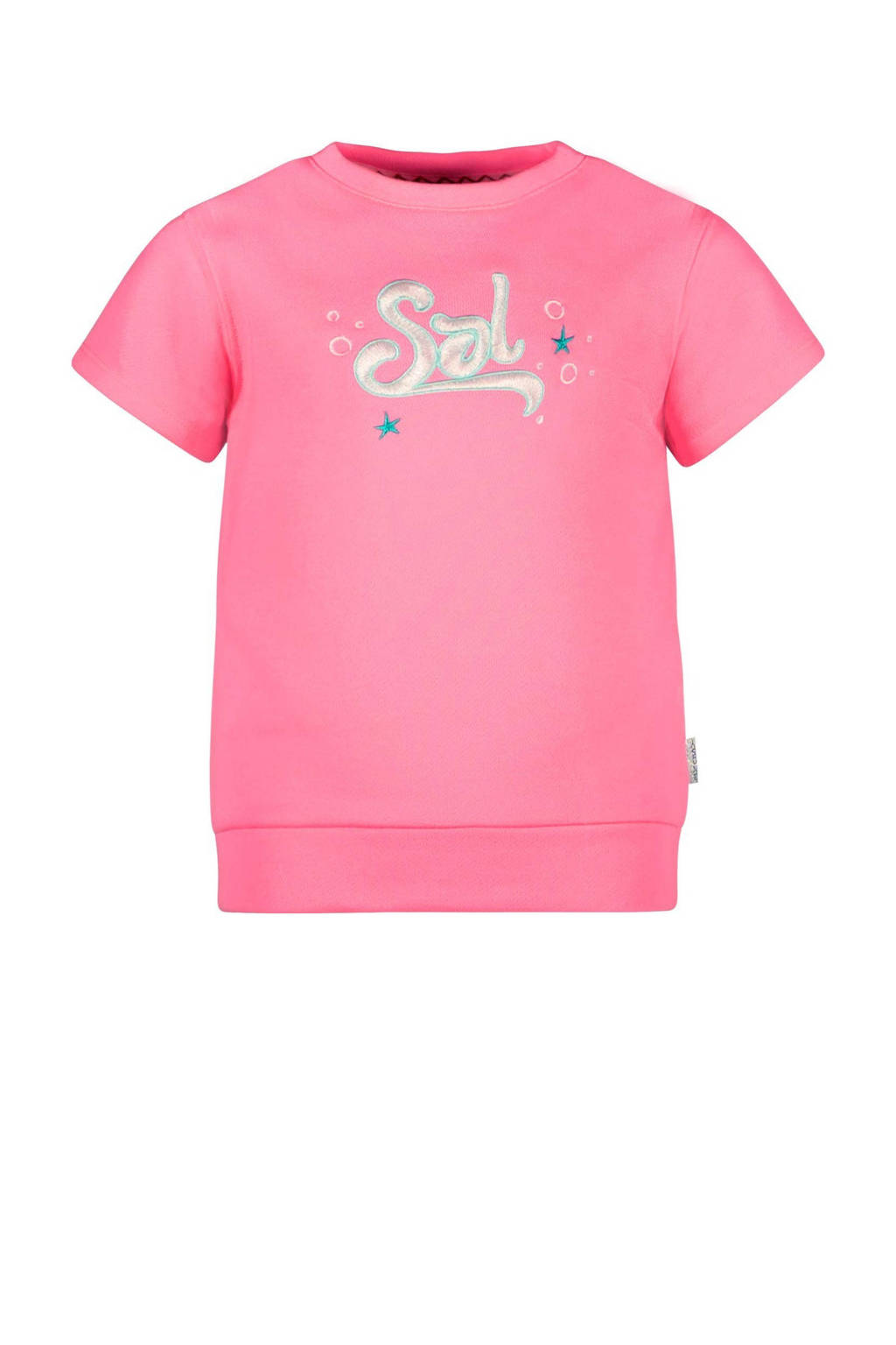 B.Nosy T-shirt met printopdruk felroze