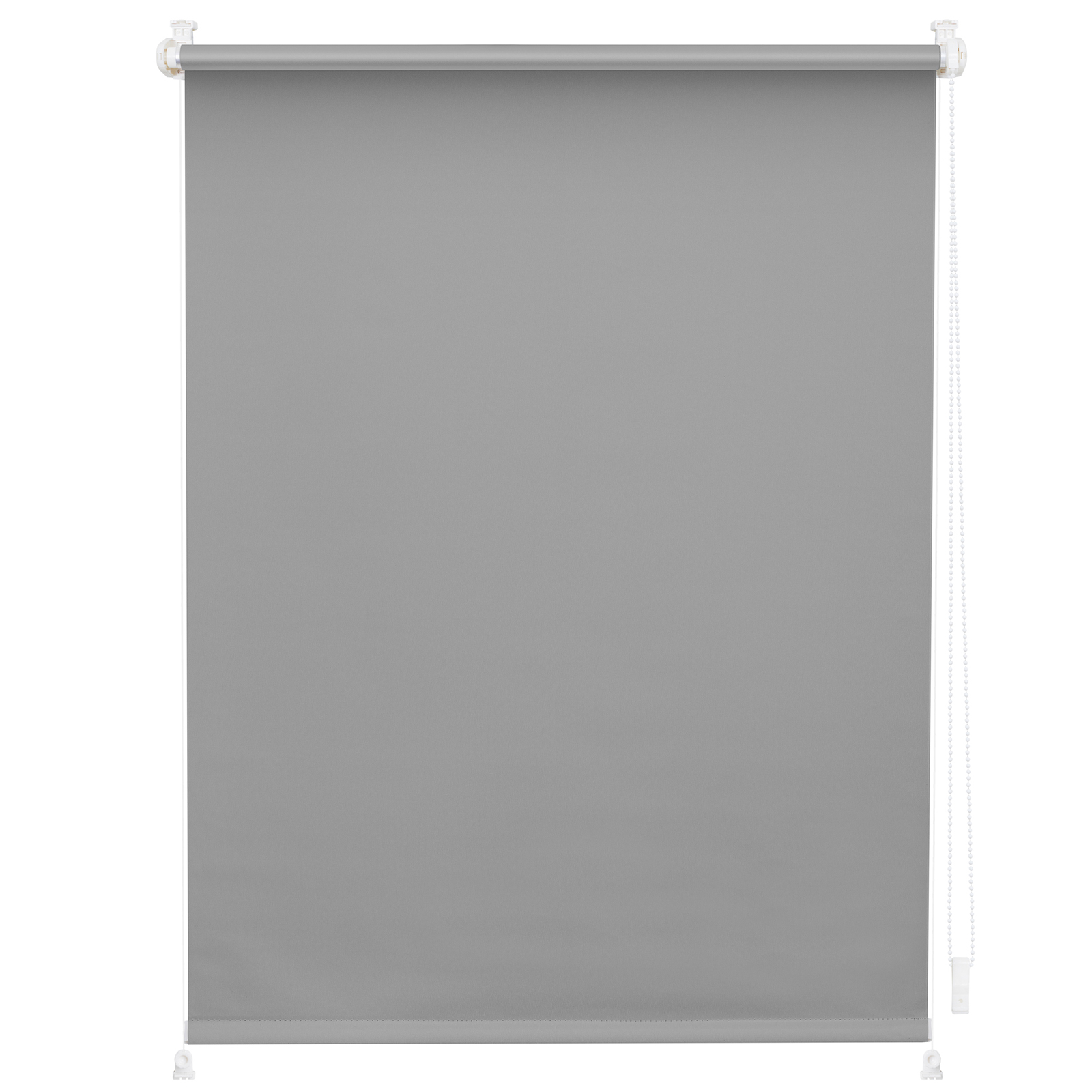 LICHTBLICK Verdunklungsrollo - grau - klemmbar - 60x150 cm