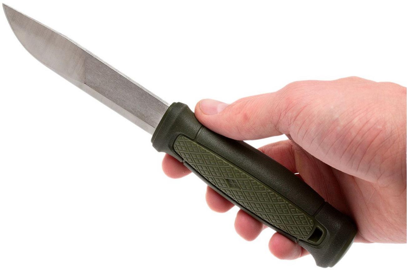 Mora Kansbol 12645 bushcraftmes met multimount-schede, groen