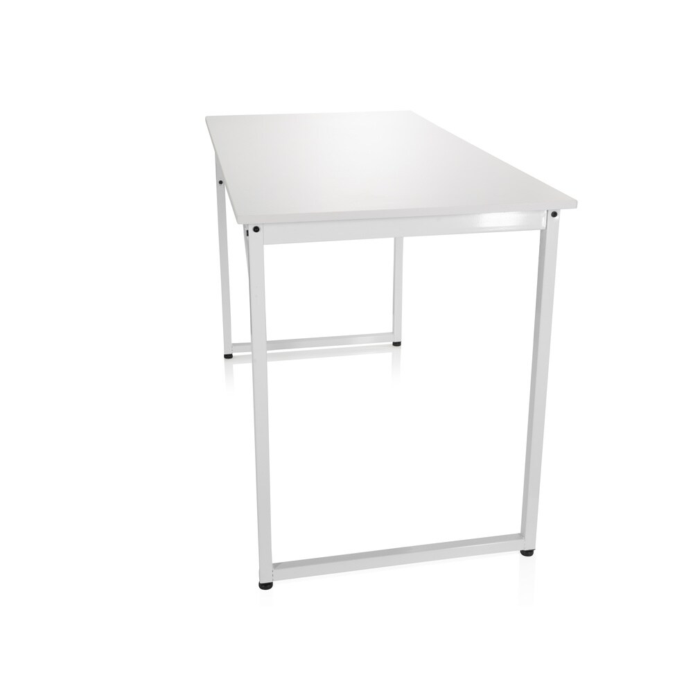 Schreibtisch WORKSPACE II Melaminharzbeschichtete Spanplatte, Gestell pulverbeschichteter Stahl hjh OFFICE
